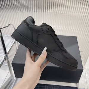 Korean-style ins fashion leather platform <b>shoes</b> with embossed design, low-top casual <b>shoes</b>, casual and versatile couple's style - Product Image 4