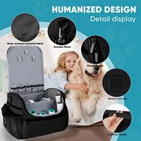Sac de transport pour accessoires de voyage/toilette pour animaux de compagnie - Compatible avec l'aspirateur pour toilettage de chiens Oneisall/Neabot, grande capacité, résistant à l'eau