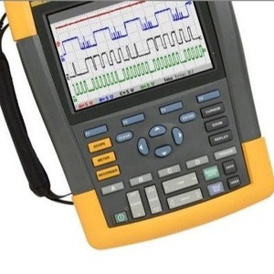 Osciloscopio digital a color Fluke 190-062 de doble canal con ancho de banda de 100 MHz y diseño portátil para pruebas eléctricas - Product Image 1