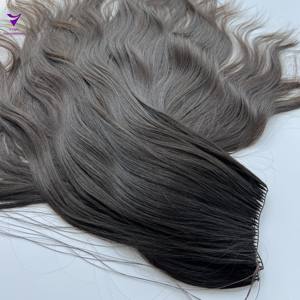 <span class=keywords><strong>Grossiste</strong></span> cheveux humains cuticules cheveux alignés plume trame extension de cheveux ondulation naturelle - Product Image 6