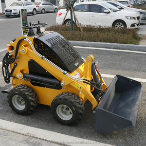 Mini Skid Steer Loaders EPA Engine <b>Wheel</b> Track Bucket Skid Steer Compact Track <b>Small</b> Skid Steer for Sale - Product Image 1