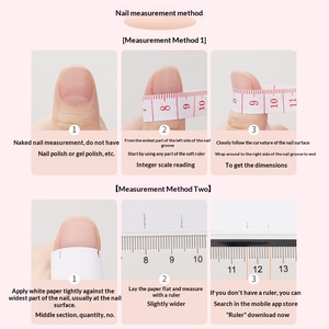Patchs d'ongles unisexes pleine couverture style français, effet haut de gamme, nouvelle collection automne-hiver 2024, <span class=keywords><strong>manucure</strong></span> Pure Hand-Worn Armour <span class=keywords><strong>2023</strong></span> - Product Image 5