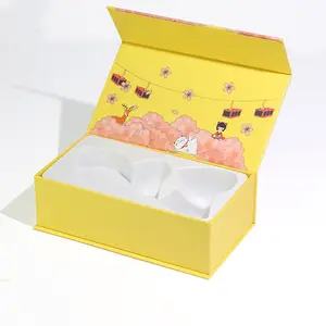 Китай, оптовая продажа, роскошная жесткая складная подарочная картонная коробка для еды, Подарочная коробка с магнитной печатью и логотипом