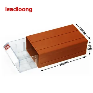 | Parts Drawers -hardware Storage Hinged Drawer Box Made of Durable Plastic in a Slim Design F6-240*130*78MM 30PCS Carton 10pcs