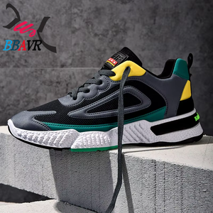 Vente de chaussures de sport pour hommes en tissu PVC à semelle épaisse, chaussures de sport pour hommes de haut niveau - Product Image 5