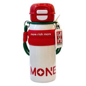 แก้วน้ำสแตนเลส Moni 316L ขนาด 500 มล. ขวดน้ำเก็บอุณหภูมิพร้อมฝาปิดแบบพลิกพร้อมหลอดดูด สำหรับการเดินทางและกิจกรรมกลางแจ้ง - Product Image 2