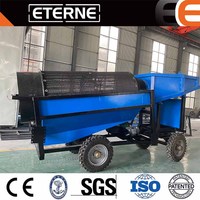 Machine de lavage et de séparation de l'or à haute capacité 50t/h, usine de traitement de la récupération de l'or pour les mines africaines