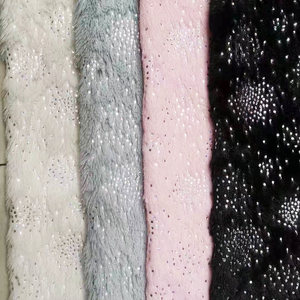 Ecológico superventas diseño caliente descuento <span class=keywords><strong>comprar</strong></span> sofá telas flocado fuegos artificiales patrón polar caliente plata hoja <span class=keywords><strong>tela</strong></span> - Product Image 3