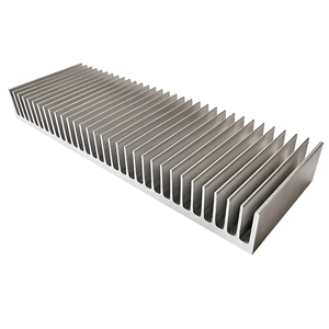 Dissipateur thermique haute puissance de grande taille 400(L)*<span class=keywords><strong>50</strong></span>(H)*150(P) mm pour amplificateur de puissance, dissipateur thermique extrudé de grande taille pour une dissipation thermique efficace - Product Image 1