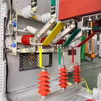 Unité principale annulaire isolée en acier inoxydable (RMU) 12kV 24kV, appareillage de commutation moyenne tension, armoire de distribution électrique intérieure IP40