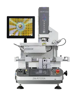 Lowest cost ZM-R7220A intelligent Dark infrared SMD/BGA rework station sold from Seamark ZM high quality reballing machine