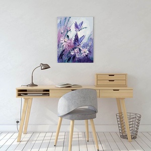 JEIKAI Home Decor Violet <span class=keywords><strong>Papillons</strong></span> Photo Main <span class=keywords><strong>Dessin</strong></span> filles peinture Imprimé Portrait Peintures peinture par numéros - Product Image 2