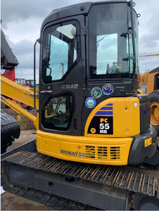 เครื่องจักรกลการเกษตรใช้รถขุดขนาดเล็ก PC55ในเซี่ยงไฮ้สำหรับขาย/ใช้รถขุด KomatsuPC55mr ทำในประเทศญี่ปุ่น - Product Image 3