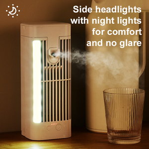 Personalizzazione della fabbrica aria condizionata ventola refrigeratore per uso domestico a spruzzo aria interna raffreddata ad acqua ventilatore elettrico luce notturna - Product Image 5