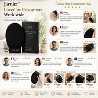 Guantes de Hammam Manopla para Eliminar Piel Muerta, Guante para Baño y Exfoliación Corporal, Manopla Exfoliante Profunda para la Piel