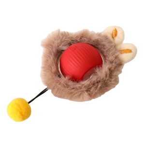 New Design Rechargeable Smart Plush Rabbit Pet Toy for Cats Indoor Interactive <b>Dog</b> <b>Ball</b> Toy With Tail Interactive Toy <b>Ball</b> - Product Image 1
