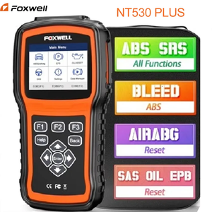 Foxwell nt530 cộng với wifi đa hệ thống máy quét chẩn đoán OBD2 với thiết lập lại dầu, ABS, epb, DPF, SRS túi khí công cụ đọc mã fualt - Product Image 2