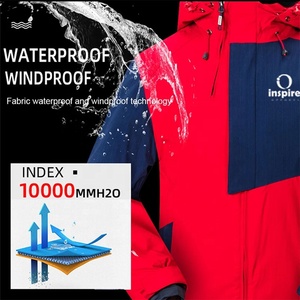 High Quality Hot Sale Winter Outdoor Sport Waterproof Men Ski Jacket Two-piece Ski & Snow Wear Ski Suit By Inspire Apparel - Product Image 3