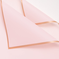 Vente chaude Personnalisé Fleur Emballage Sac Cadeau Populaire pour Fleuristes avec PE Revêtement Durable Glassine Papier