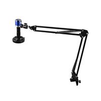 Microscopio Monocular con Cámara Digital 4K, Lente de 150X con Luz LED y Soporte Abatible para Reparación de Placas Base de Teléfonos Móviles y Computadoras