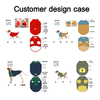 Vente en gros usine : Veste imperméable à capuche pour chien, confortable, avec bandes réfléchissantes, rouge, coupe-vent, ajustable à la poitrine