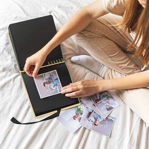 DIY Kraft 11,5x8,5 pulgadas pajarita abatible álbum de recortes álbum de fotos con accesorios foto cubierta <span class=keywords><strong>Scrapbooking</strong></span> <span class=keywords><strong>Kit</strong></span> - Product Image 6