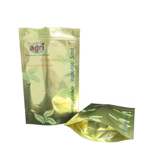 Stampa personalizzata Soft Touch Stand up mais biologico lino semi di verdure Chia sacchetto di plastica riciclabile imballaggio - Product Image 3