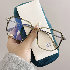 Gafas de Mujer Qianai con Marco Rectangular Anti Luz Azul, Lentes de Acetato con Marco Completo M4-11141, Origen Taizhou - Product Image 3