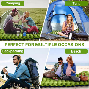 Colchón de Aire Autoinflable Doble con Bomba Integrada y Almohada para Viajes, Vacaciones, Camping y Senderismo - Product Image 6