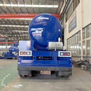 Semi-remorque citerne à soude caustique de 20 000 litres, 3 essieux, pour produits chimiques dangereux, avec réservoir en acier inoxydable et revêtement PE - Product Image 3