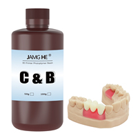Jamg He 3D Dental Temporary Crown and Bridge Photopolymer Resin Beige A1 A2 A3 Resin DLP LCD 2K 4K 6K 8K Printer