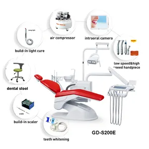 A unidade dental a mais barata do tratamento do tamanho padrão paciente dental portátil unidade máquina peças sobresselentes cadeira dental do equipamento do dentista