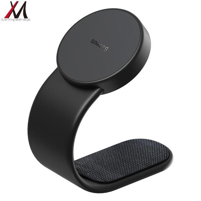 Magnetic Magsafe Metal Stand Convenient Folding Car Mobile Phone Holder Adjustable Navigation Suction Cup Smartphone Charger