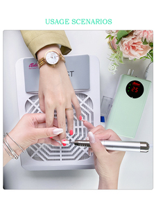 <span class=keywords><strong>2022</strong></span> Perceuse à ongles sans fil rechargeable 30000 tr/min nouveau modèle avec matière plastique US Plug - Product Image 4