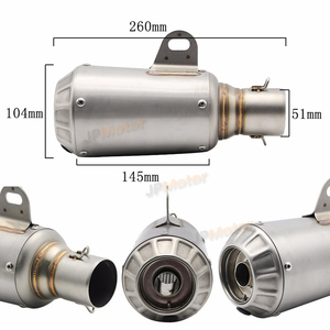 Nuevos Tubos de Escape y Silenciador para Motocicleta de Acero Inoxidable JPMotor Two Brothers para CBR600RR 790 Menos de 1000cc, Modificación/Actualización - Product Image 4