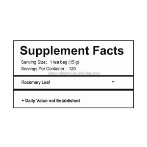 Chá <span class=keywords><strong>Herbal</strong></span> Premium de Alecrim OEM/ODM |   Suporte Antioxidante para Desintoxicação |   Suporte Digestivo |   Chá Orgânico Natural em Folhas Soltas para Adultos - Product Image 2