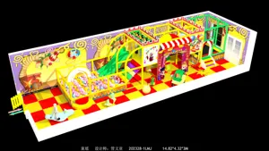 Indoor Playground Child Obstacle Course And Soft Play Game