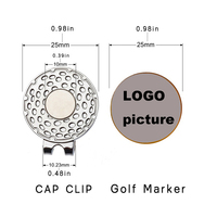 Marqueurs de golf personnalisés avec clips pour casquettes, marqueurs de position de balle personnalisés avec procédé de collage à la colle