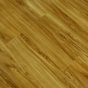 Plancher <span class=keywords><strong>stratifié</strong></span> imperméable à effet chêne brossé 10 mm 12 mm AC4 à rainures en V - Product Image 1