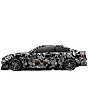 Pellicola Mimetica <span class=keywords><strong>Auto</strong></span> 1.52 X 28M, Vinile Camouflage per Camion, Rotolo di Pellicola Mimetica per Veicoli Militari - Product Image 1