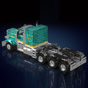 Moule roi 13201 Peter américain-styler remorque camion bricolage blocs de construction 2.4G & APP RC camion de remorquage ingénierie modèle jouets - Product Image 3