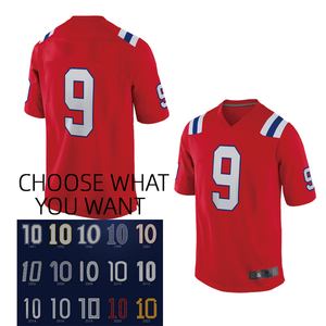 Camiseta de fútbol personalizada OEM, camiseta de <span class=keywords><strong>rugby</strong></span> personalizada americana transpirable para <span class=keywords><strong>hombre</strong></span>, camisetas de fútbol americano con logotipo personalizado - Product Image 4