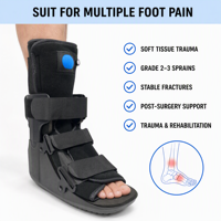 Botte de marche gonflable légère avec compression de la cheville et semelle en TPR pour la rééducation des fractures et des entorses