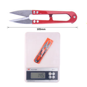 Tijeras para línea de pesca con señuelos, herramienta de corte de acero inoxidable de 105mm y 14,5g para accesorios de pesca - Product Image 1