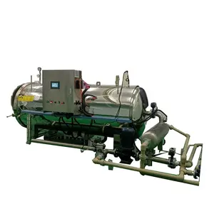 Semi-automatic Horizontal Sauce Sterilization Machine With Heat Exchanger