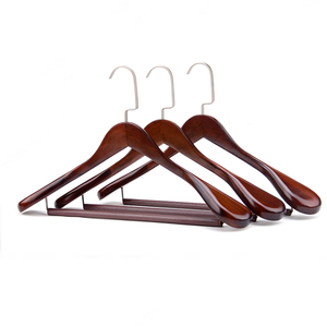 High Quality Luxury Wooden Pants Hanger Swivel Metal Hooks BSCI Certified Living Room Clothing Organizer Clothes <strong>Racks</strong> <strong>Rails</strong> - Product Image 4
