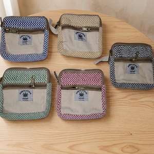 Sac fourre-tout unisexe en coton indien style bohème hippie avec fermeture éclair, sac à bandoulière pour usage quotidien, imprimé mandala, deux pompons, nœuds et fleurs - Product Image 4