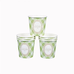Gobelets en papier à usage unique de 4 oz, à simple paroi, pour boissons, avec logo personnalisé, pour biscuits, desserts, milkshakes, collations, plateaux alimentaires, gobelets de dégustation - Product Image 3