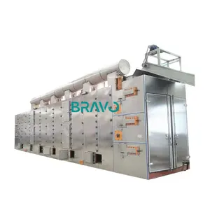 Food multi-layer mesh belt dryer mulberry leaf agricultural and sideline drying automatic assembly line stainless steel dryer