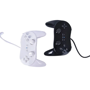 Manette de jeu filaire avec moteur de vibration, télécommande, manette de jeu, joypad pour <span class=keywords><strong>Wii</strong></span> Classic Pro, accessoires de jeu de deuxième génération - Product Image 4